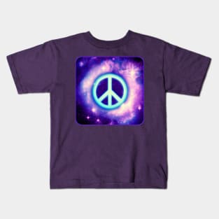 Peace in Space Kids T-Shirt